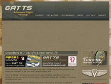 Tablet Screenshot of gatts.org